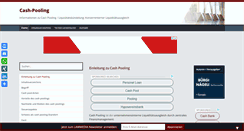 Desktop Screenshot of cash-pooling.ch