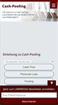 Mobile Screenshot of cash-pooling.ch